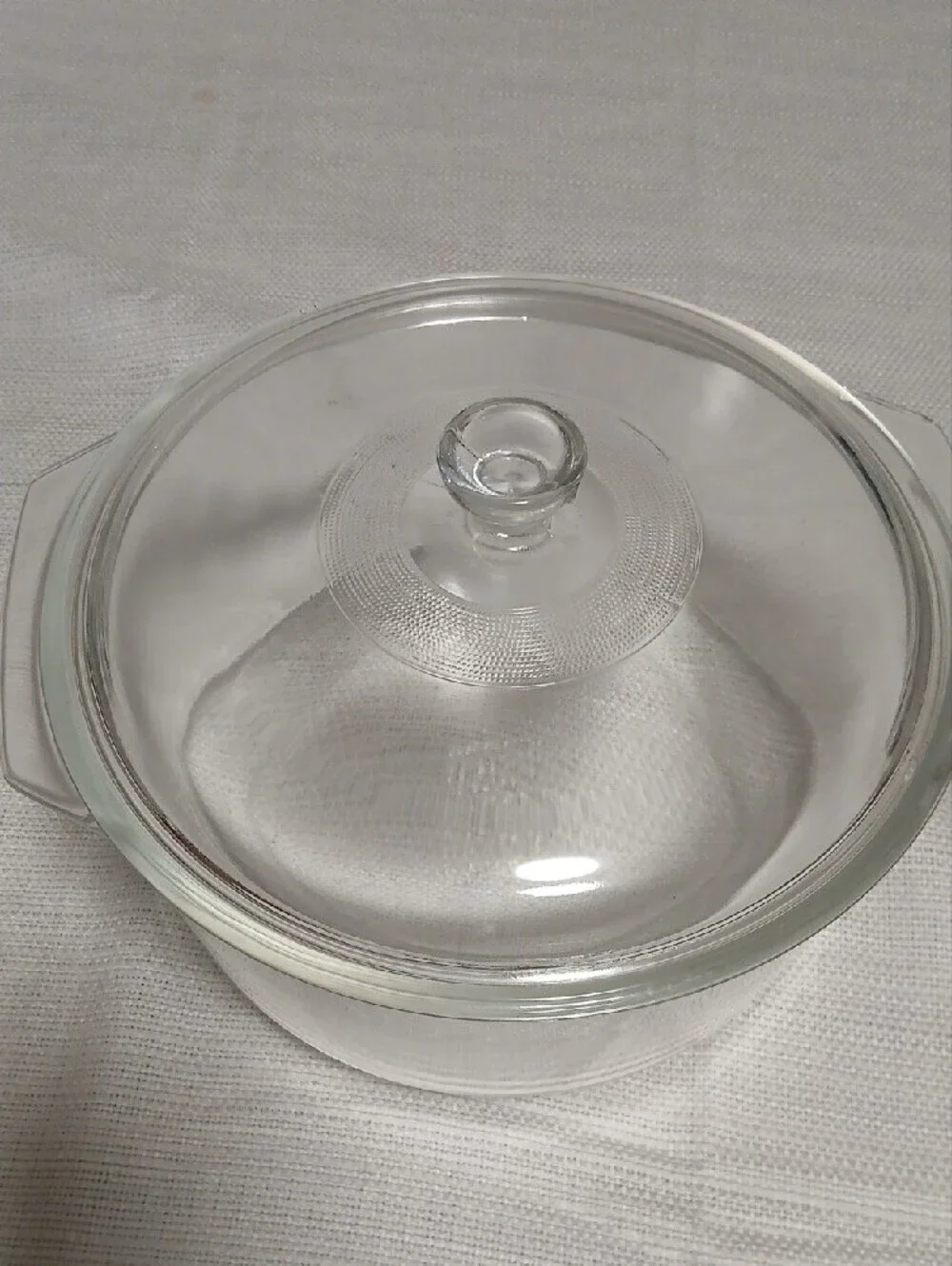 Pyrex Clear Glass Casserole with Lid - Transparent 3 Lt